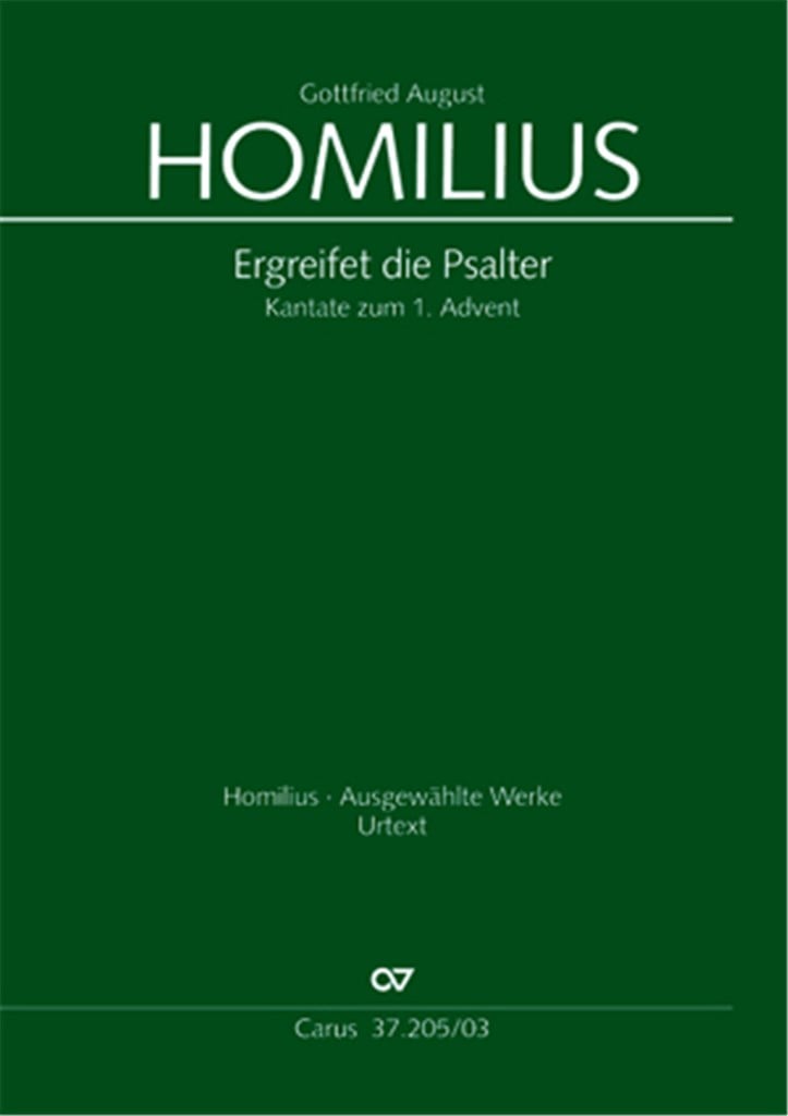 Ergreifet die Psalter, ihr christlichen Chöre